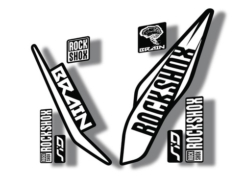 Adesivo decalcomania rock shox - decalcomania,