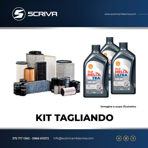Kit tagliando olio 5w40 - lt,