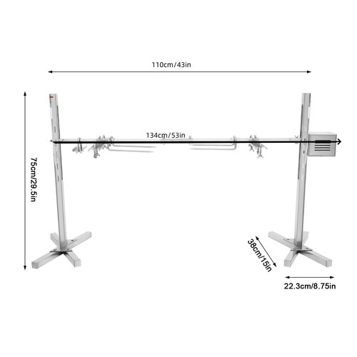 Girarrosto elettrico 15w - girarrosto,