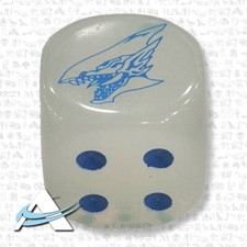 DADO Drago Bianco Alternativo Occhi Blu LDS2 Blue Eyes Alternative White Dragon