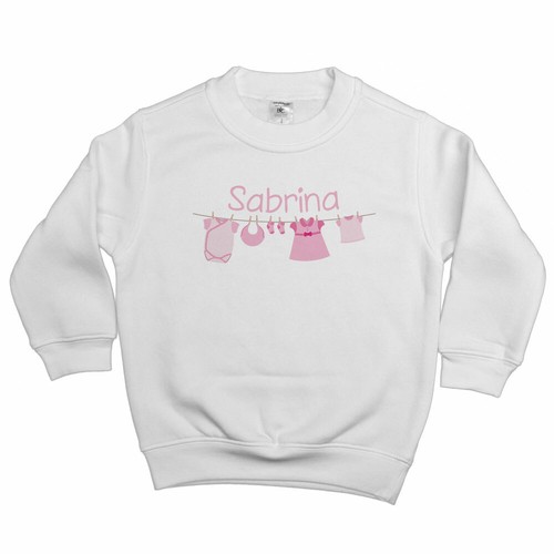 Felpa bambina personalizzata