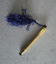 Penna Stilografica Rapid Laminato Oro 585 Pennino Rientrante II Metà del XIX Sec