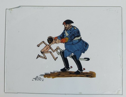 19113 painting glass - painting, on