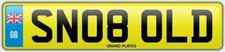 TARGA OAP SNOB SN08 VECCHIA