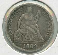 Moneta Dime In Argento 10C