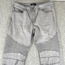 Jeans Moto Smoke & Ash Uomo