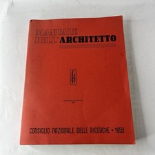 MANUALE DELL'ARCHITETTO ed CNR