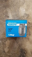 Valvola di ritegno EUROPA da 3/4" marchio ITAP made in Italy corpo in ottone