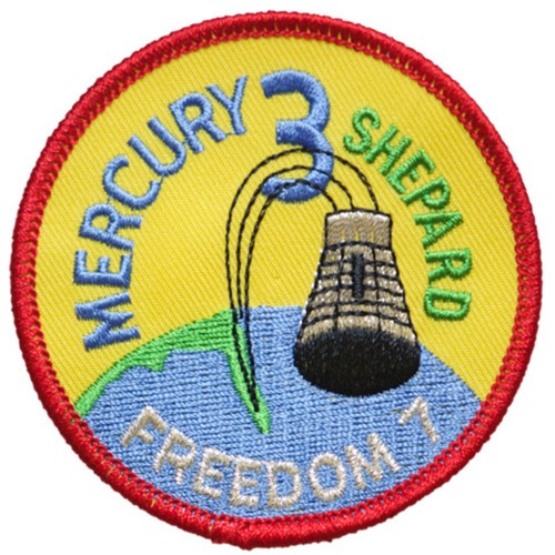 Mercury mission embroidered - 3,