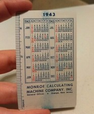 Calendario tascabile