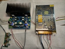 Amplificatore ibrido  potenza 2x30 W con 2 tubi 6J1 montato e testato