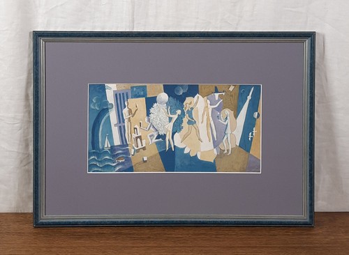 Quadro design murale guazzo - design,