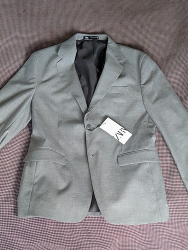 Giacca blazer grigio - uomo, zara