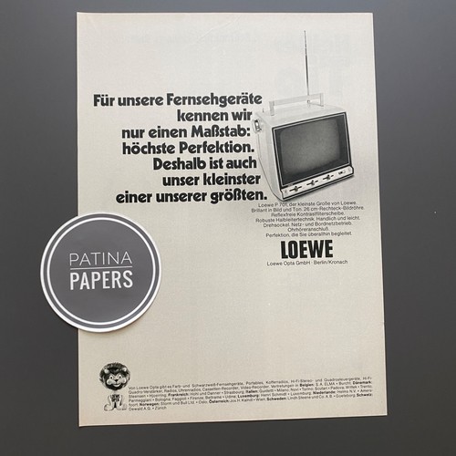 1975 loewe 701 - 701, portatile