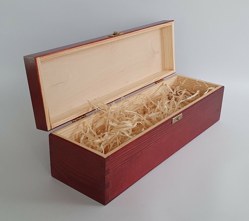 Scatola legno una bottiglia - scatola, di