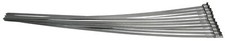 10 fascette stringitubo prefabbricate in acciaio inox 304SS lunghezza 740 mm