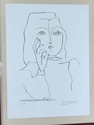 Litografia pablo picasso dora - litografia,