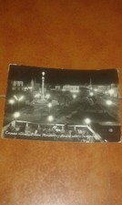 CARTOLINA TREPUZZI PIAZZA MARGHERITA E GIARDINI PUBBLICI NOTTURNO FG VG NEL 1963