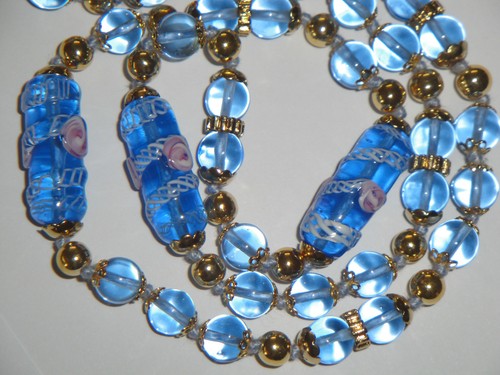 Collana vintage vetro di - vetro,