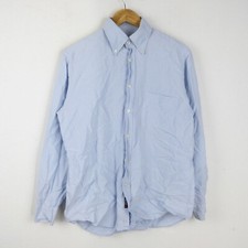 Camicia Ellesse Taglia S Uomo Logo Comodo Cotone Pratico Tinta Unita Blu Man