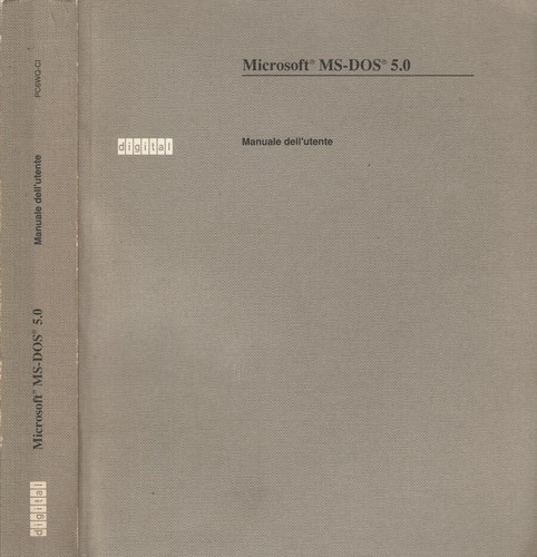 Microsoft dos manuale - microsoft,