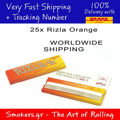 25x booklets rizla orange - 25x,