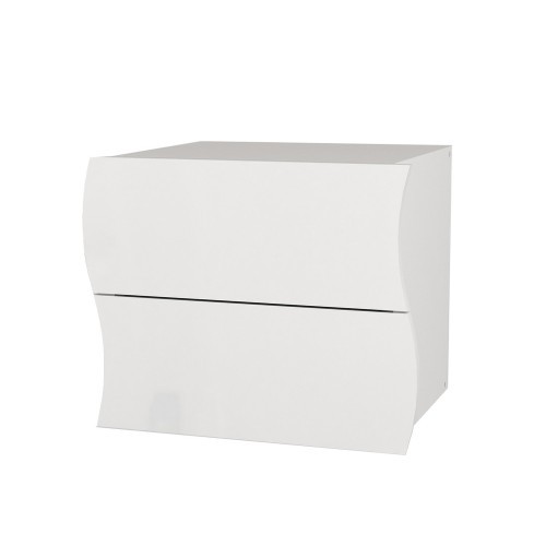 Comodino con cassetti onda - comodino, 2