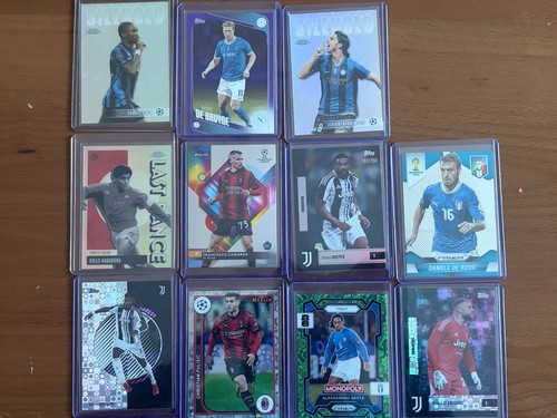 Lotto 11x carte calcio serie - lotto,
