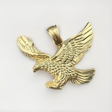 14K Yellow Gold 3D Flying