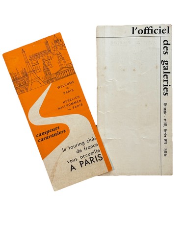 Lotto ephemera viaggio parigi - lotto,
