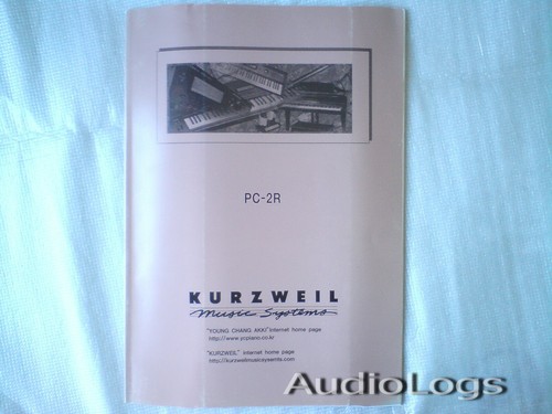 Kurzweil manuale servizio - di,