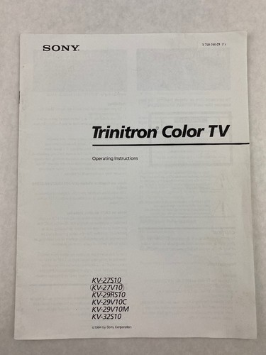 Sony trinitron color - sony,