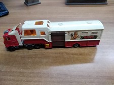 giocattolo vintage veicolo camion trasporto cavalli majorette 