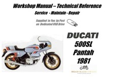 Ducati 500SL PANTAH Manuale