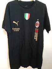 MAGLIA CALCIO MILAN SCUDETTO TEE 2022 CAMPIONI D'ITALIA 19° PUMA ORIGINALE S