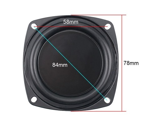 1pcs inch 78m diaframma - 3"inch,