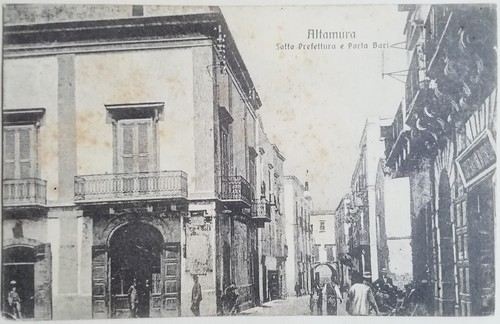 Cartolina altamura sotto - cartolina,