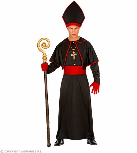 Costume vescovo nero con - costume,