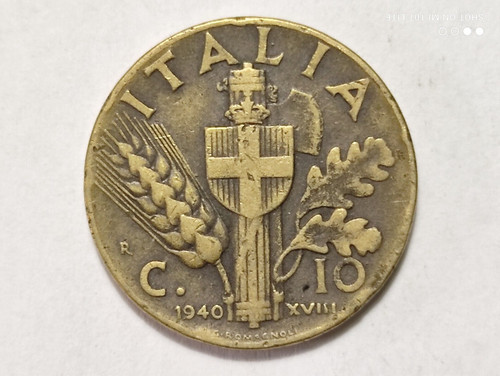 Moneta centesimi spiga - 10,