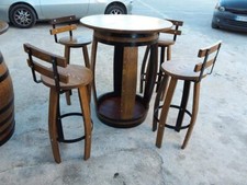 Tavolino con 4 sedie con pianale - spedizione gratuita PRODOTTO ARTIGIANALE