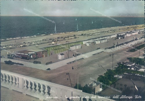 Aa613 cartolina riccione - cartolina,