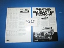 N°4845  : prospectus PANTHER Kallista english text 1984