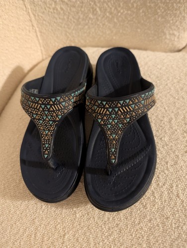Sandali infradito zeppa - , crocs