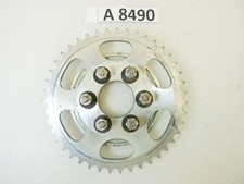 Corona 222 con piatto portacorona - 43 denti passo 420 diam foro centrale 45 ...