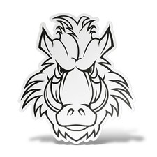 Sticker CINGHIALE Adesivo