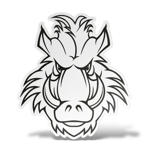 Sticker cinghiale adesivo - cinghiale,