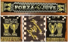 Sciarpa calcio ⚽ JUVENTUS ⚪️⚫️ FORZA JUVE❗️tifosi LA STORIA CONTINUA❗️VINTAGE❗️