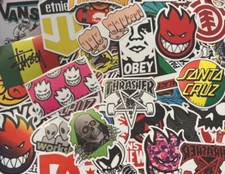 2X Random Skateboard Sticker