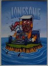 1996 Rat Fink card "Lonesome"