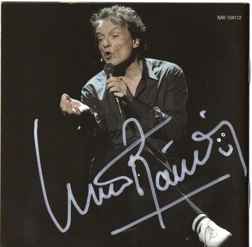 Massimo ranieri signed album - ranieri,